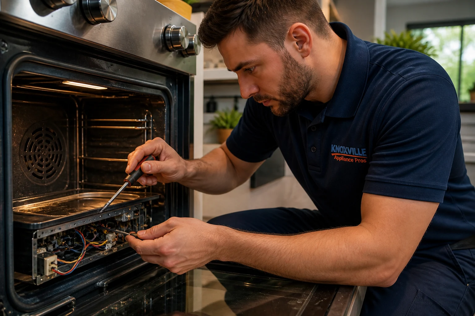 Oven repair specialist equipment for diagnosing heating and temperature problems