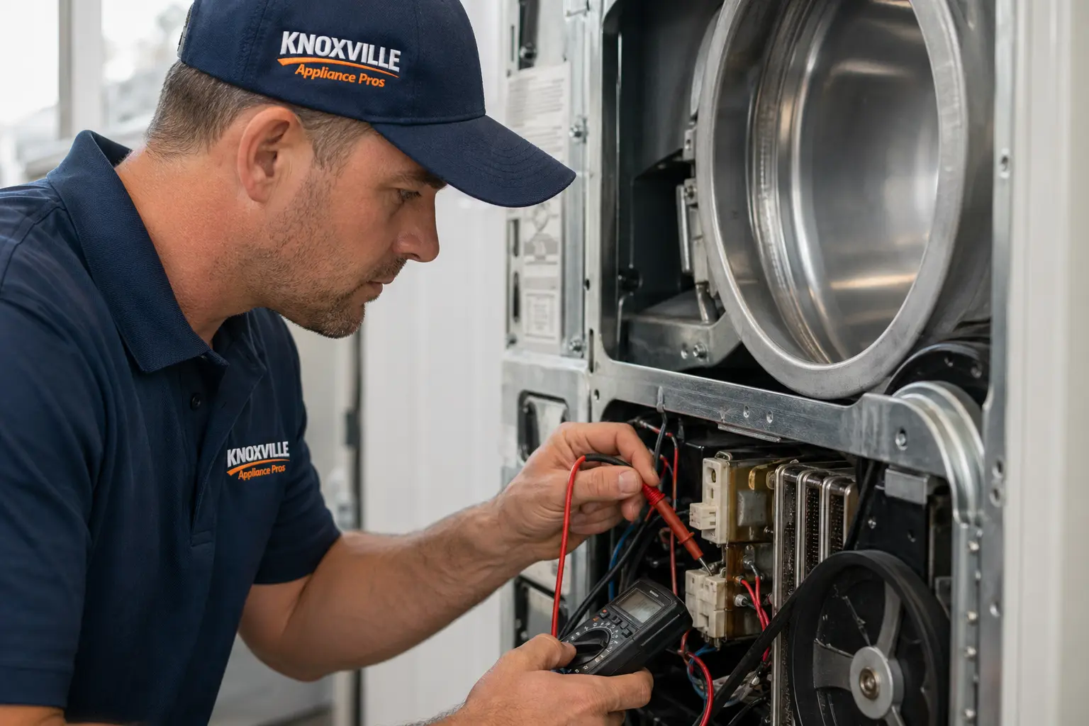 Washing machine repair equipment for diagnosing spin problems